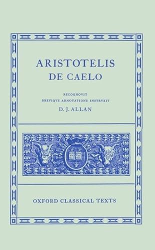 De Caelo (Oxford Classical Texts) von Clarendon Press
